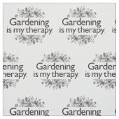 Gardening is mijn therapie stof (Swatch)