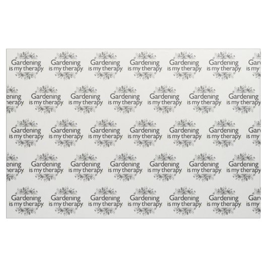 Gardening is mijn therapie stof (Fat Quarter)