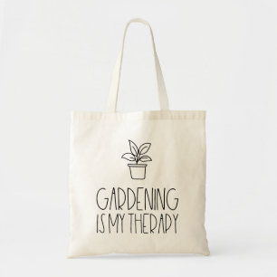 Gardening is mijn therapie tote bag
