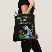 Gardening is mijn therapie tote bag (Dichtbij)