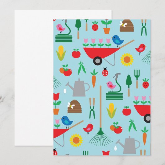 Gardening Kaart (Voorkant / Achterkant)