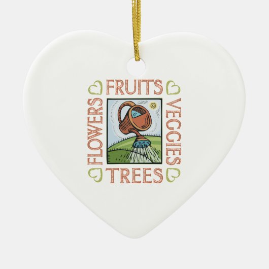 Gardening Keramisch Ornament (Voorkant)