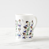 Gardening, klasse porselein kop (Voorkant rechts)