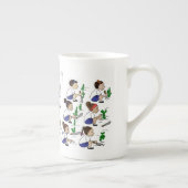 Gardening, klasse porselein kop (Rechts)