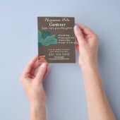 Gardening Landscaping Gardener Plant Business Flyer (Hand)