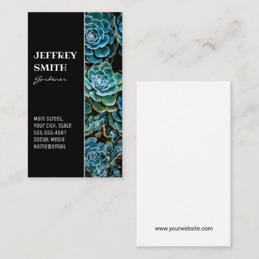 Gardening | Landschapsontwerp Visitekaartje (Voorkant / Achterkant)