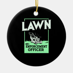 Gardening Lawn Mower Gift Keramisch Ornament