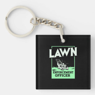 Gardening Lawn Mower Gift Sleutelhanger