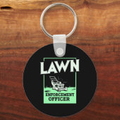 Gardening Lawn Mower Gift Sleutelhanger (Voorkant)