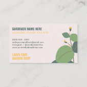 Gardening Lawn Service Grasmaaier Visitekaartje (Achterkant)