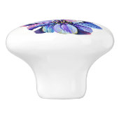 Gardening Lover Delphinium Flowers Keramische Knop (Zijkant)