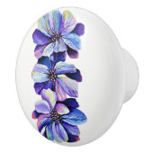 Gardening Lover Delphinium Flowers Keramische Knop (Rechts)