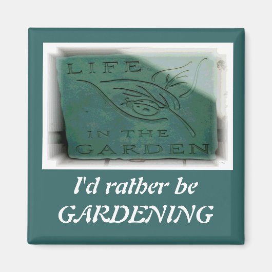 Gardening Magneet (Voorkant)