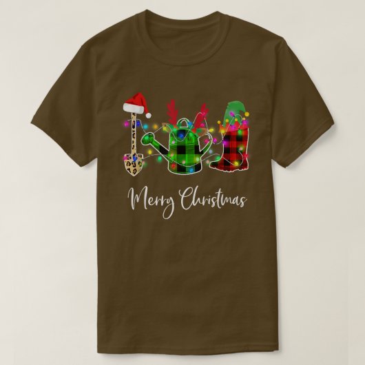 Gardening Merry Christmas shirt (Design voorkant)
