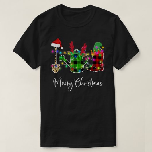 Gardening Merry kerstshirt T-Shirt (Design voorkant)