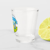 Gardening met banners shot glas (Rechts)