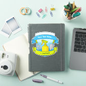 Gardening met banners sticker (iPad Cover)