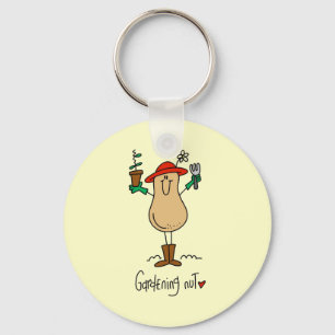 Gardening Nut T-shirts en cadeaus Sleutelhanger