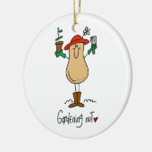 Gardening Nut T-shirts en cadeautjes Keramisch Ornament (Links)