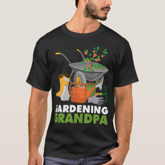 Gardening Opa Grappige Groente Tuinier Tuin T-shirt