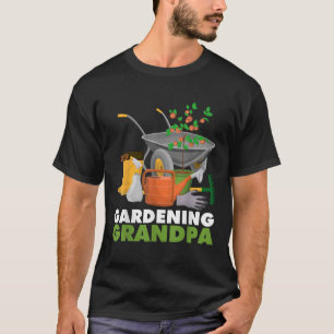 Gardening Opa Grappige Groente Tuinier Tuin T-shirt