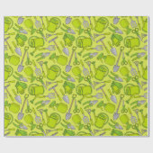 Gardening-pictogrammen Cadeaupapier (Vlak)