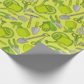Gardening-pictogrammen Cadeaupapier (Hoek)