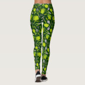 Gardening-pictogrammen Leggings (Achterkant)