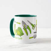 Gardening-pictogrammen Mok (Voorkant links)