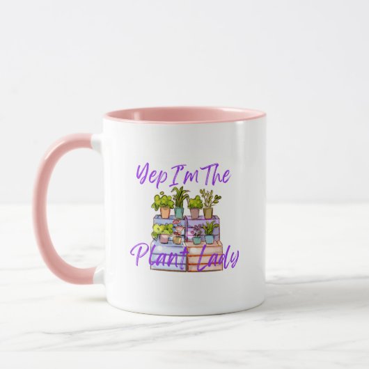 Gardening "Plant Lady" Coffee Mug Mok (Links)
