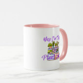 Gardening "Plant Lady" Coffee Mug Mok (Voorkant rechts)
