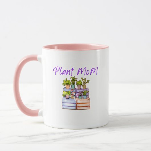 Gardening "Plant Mom" Coffee Mug Mok (Links)