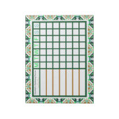 Gardening Planten Toewijzingsplan voor tuinbouwpla Notitieblok (Linkerzijde)