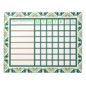 Gardening Planten Toewijzingsplan voor tuinbouwpla Notitieblok (Voorkant)