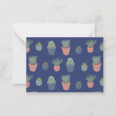 Gardening Plants Personal Notitiekaartje (Achterkant)