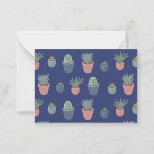 Gardening Plants Personal Notitiekaartje (Achterkant)