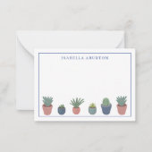 Gardening Plants Personal Notitiekaartje (Voorkant)