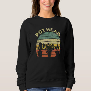 Gardening Pot Head Pothead Womens Gardener Trui