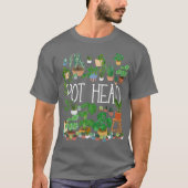 Gardening Potlood Plant Lover Pot Head Gardener T-shirt (Voorkant)