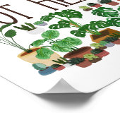 Gardening Potlood Plant Pot Head Poster (Hoek)