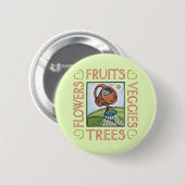 Gardening Ronde Button 5,7 Cm (Voorkant /achterkant)