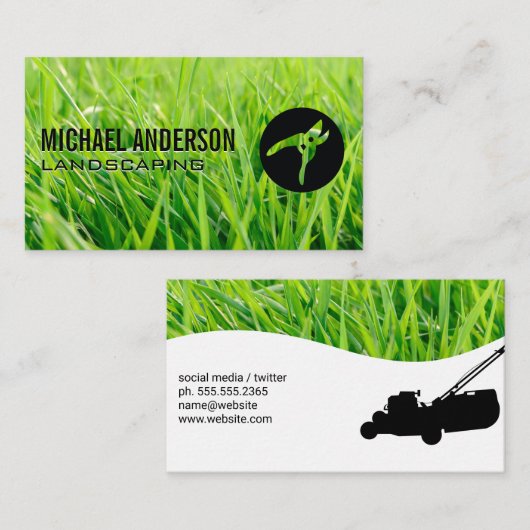 Gardening Shear | Gras Visitekaartje (Voorkant / Achterkant)