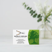 Gardening Shears | Gras | Bomen-Logo Visitekaartje (Staand voorkant)