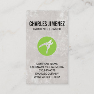 Gardening Shears Visitekaartje