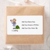 Gardening Stick Figuur Etiket (Insitu)