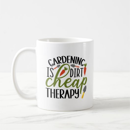 Gardening-therapie Koffiemok (Links)