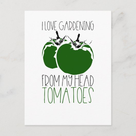 Gardening Tomaten Briefkaart (Voorkant)