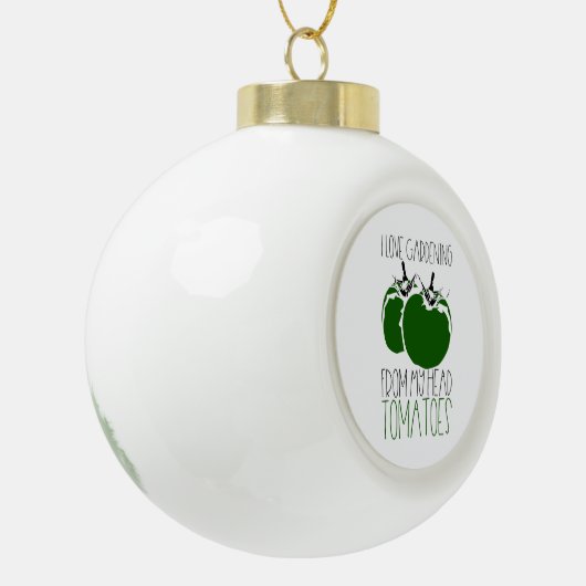 Gardening Tomaten Keramische Bal Ornament (Links)