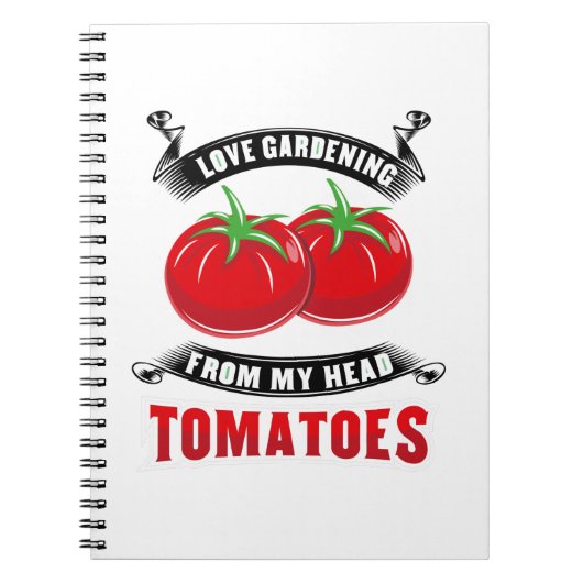 Gardening Tomaten Tomatohead Notitieboek (Voorkant)