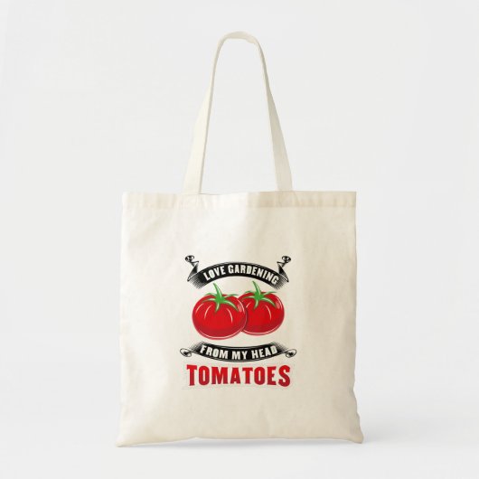 Gardening Tomaten Tomatohead Tote Bag (Voorkant)